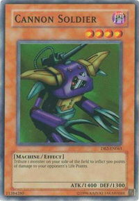 Cannon Soldier - Dark Beginning 2 (DB2) #DB2-EN061 - Super Rare YuGiOh Trading Card