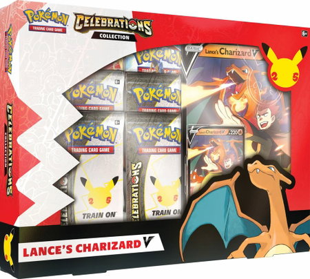 Celebrations Collection [Lance's Charizard V] - Celebrations Pokémon trading card