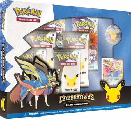Celebrations Deluxe Pin Collection [Zacian LV. X] - Celebrations Pokémon trading card