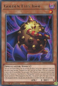 Golden-Eyes Idol - King's Court (KICO) #KICO-EN011 - Rare YuGiOh Trading Card