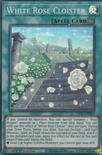 White Rose Cloister - King's Court (KICO) #KICO-EN019 - Super Rare YuGiOh Trading Card