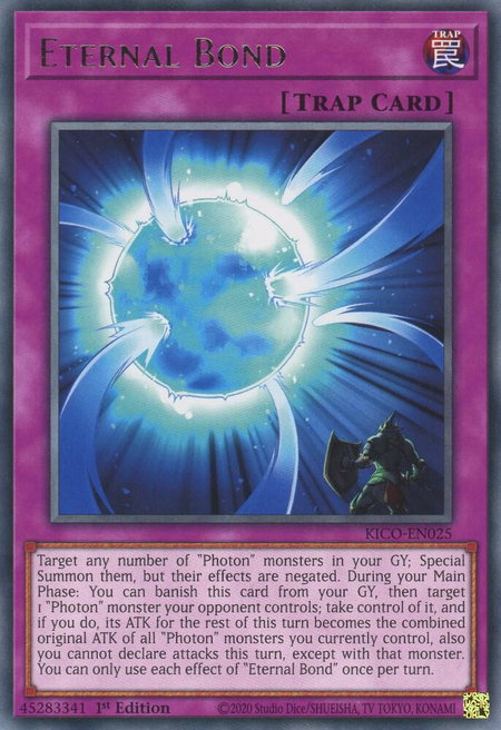 Eternal Bond trading card from King's Court Eternal Bond - King's Court YuGiOh trading card