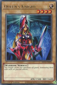 Queen's Knight - King's Court (KICO) #KICO-EN026 - Rare YuGiOh Trading Card