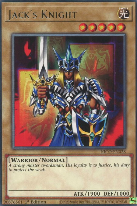 Jack's Knight - King's Court YuGiOh trading card