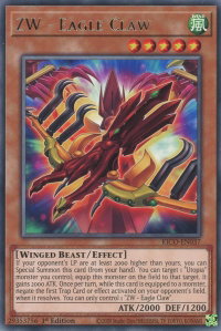 ZW - Eagle Claw - King's Court (KICO) #KICO-EN037 - Rare YuGiOh Trading Card