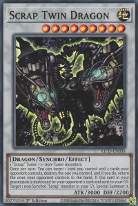 Scrap Twin Dragon - King's Court (KICO) #KICO-EN038 - Super Rare YuGiOh Trading Card