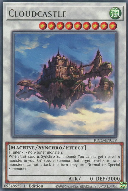 Cloudcastle - King's Court YuGiOh trading card
