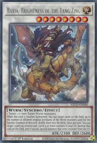 Baxia, Brightness of the Yang Zing - King's Court (KICO) #KICO-EN040 - Rare YuGiOh Trading Card