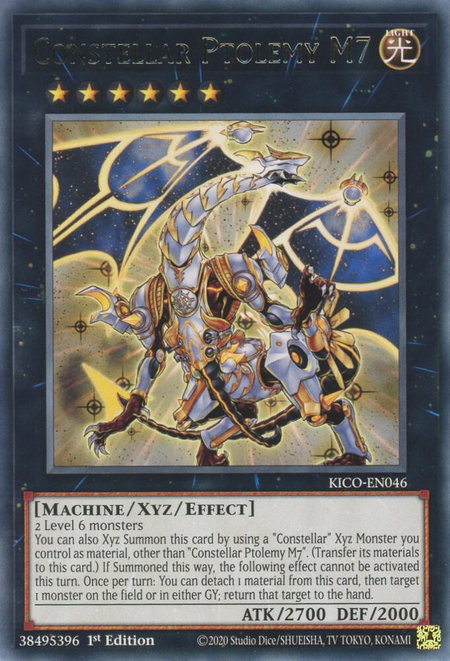 Constellar Ptolemy M7 - King's Court YuGiOh trading card