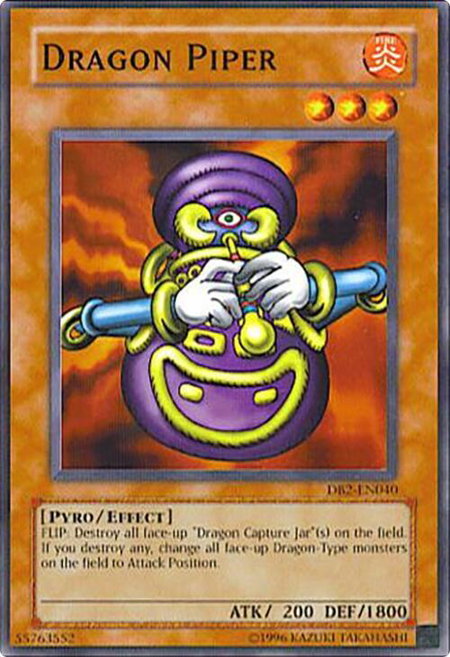 Dragon Piper - Dark Beginning 2 YuGiOh trading card