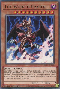 The Wicked Eraser - King's Court (KICO) #KICO-EN062 - Rare YuGiOh Trading Card