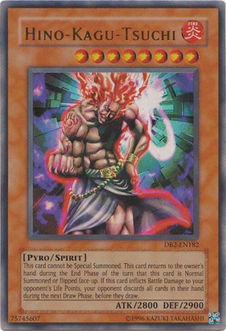 Hino-Kagu-Tsuchi - Dark Beginning 2 YuGiOh trading card