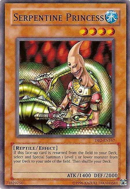 Serpentine Princess - Dark Beginning 2 YuGiOh trading card
