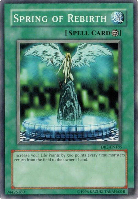 Spring of Rebirth - Dark Beginning 2 YuGiOh trading card