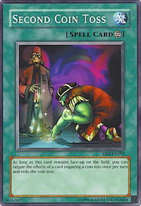 Second Coin Toss - Dark Beginning 2 (DB2) #DB2-EN192 - Common / Short Print YuGiOh Trading Card