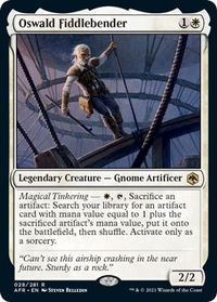 Oswald Fiddlebender - Adventures in the Forgotten Realms (AFR) #28 - Rare Magic: The Gathering Trading Card