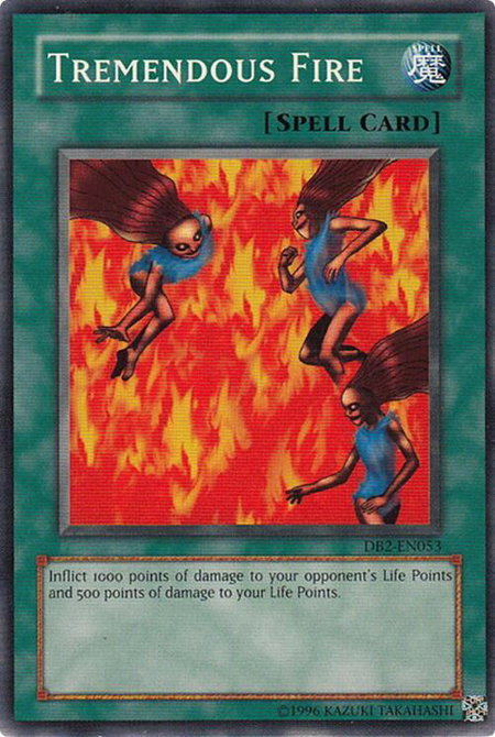 Tremendous Fire - Dark Beginning 2 YuGiOh trading card