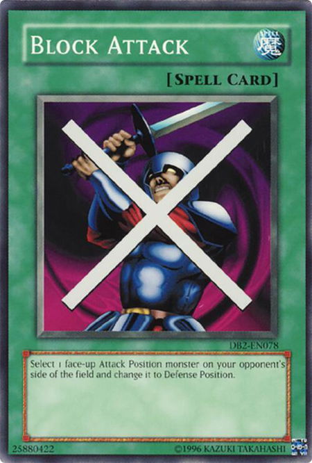 Block Attack - Dark Beginning 2 YuGiOh trading card
