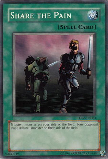 Share the Pain - Dark Beginning 2 YuGiOh trading card