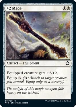 +2 Mace - Adventures in the Forgotten Realms Magic: The Gathering trading card