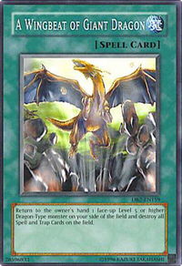 A Wingbeat of Giant Dragon - Dark Beginning 2 (DB2) #DB2-EN159 - Common / Short Print YuGiOh Trading Card