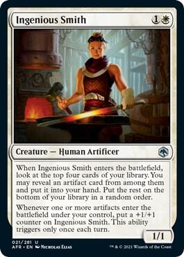Ingenious Smith - Adventures in the Forgotten Realms Magic: The Gathering trading card