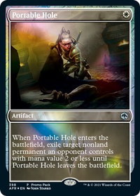 Portable Hole - Promo Pack: Adventures in the Forgotten Realms (PPAFR) #398 - Promo Magic: The Gathering Trading Card