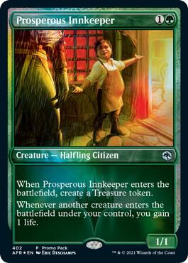 Prosperous Innkeeper - Promo Pack: Adventures in the Forgotten Realms Magic: The Gathering trading card