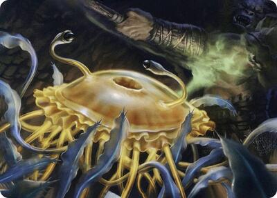 Flumph Art Card - Art Series: Adventures in the Forgotten Realms (ASAFR) #12 - Special Magic: The Gathering Trading Card