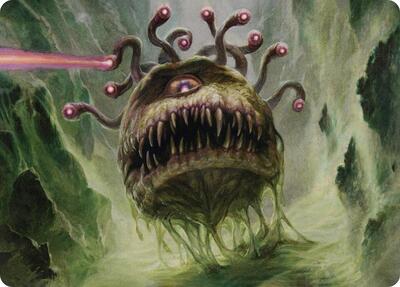 Beholder Art Card - Art Series: Adventures in the Forgotten Realms (ASAFR) #1 - Special Magic: The Gathering Trading Card