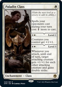 Paladin Class - Adventures in the Forgotten Realms (AFR) #29 - Rare Magic: The Gathering Trading Card