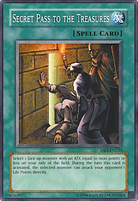 Secret Pass to the Treasures - Dark Beginning 2 YuGiOh trading card