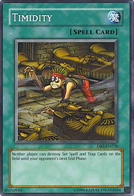 Timidity - Dark Beginning 2 YuGiOh trading card