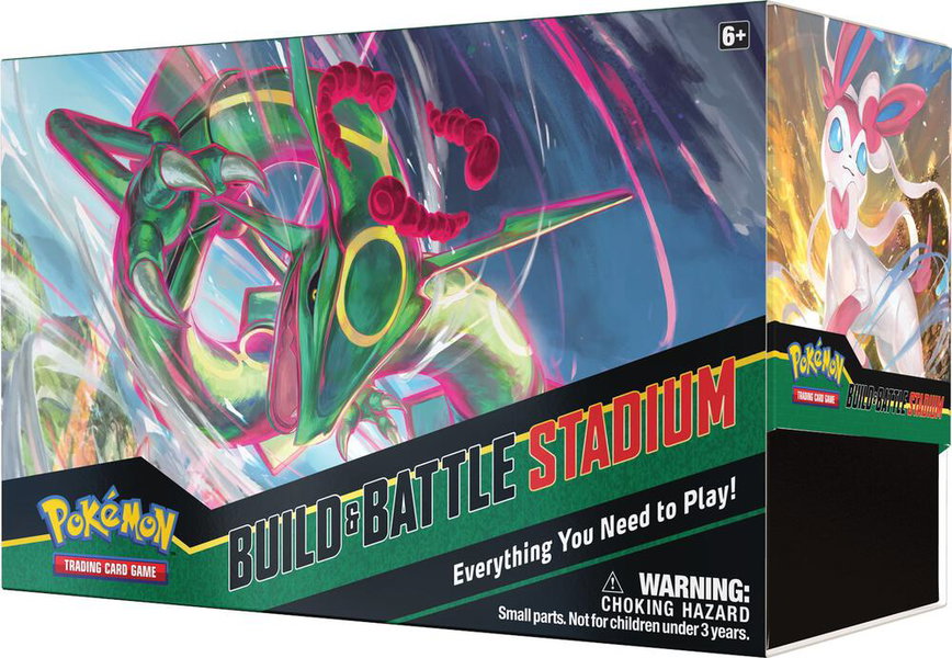 Evolving Skies Build & Battle Stadium trading card from SWSH07: Evolving Skies Evolving Skies Build & Battle Stadium - SWSH07: Evolving Skies Pokémon trading card