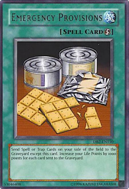 Emergency Provisions - Dark Beginning 2 YuGiOh trading card