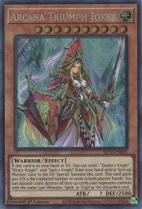 Arcana Triumph Joker (CR) - King's Court (KICO) #KICO-EN001 - Collector's Rare YuGiOh Trading Card