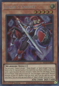 Joker's Knight (CR) - King's Court (KICO) #KICO-EN002 - Collector's Rare YuGiOh Trading Card