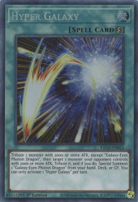 Hyper Galaxy (CR) - King's Court (KICO) #KICO-EN021 - Collector's Rare YuGiOh Trading Card