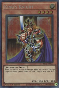 King's Knight (CR) - King's Court (KICO) #KICO-EN027 - Collector's Rare YuGiOh Trading Card