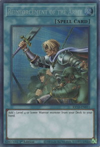 Reinforcement of the Army (CR) - King's Court (KICO) #KICO-EN051 - Collector's Rare YuGiOh Trading Card