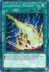 Lightning Storm (CR) - King's Court (KICO) #KICO-EN057 - Collector's Rare YuGiOh Trading Card