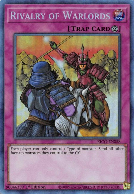 Rivalry of Warlords (CR) trading card from King's Court Rivalry of Warlords (CR) - King's Court YuGiOh trading card