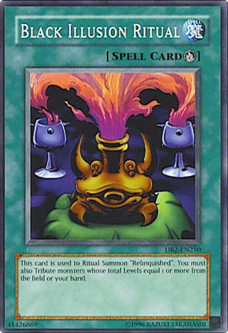 Black Illusion Ritual - Dark Beginning 2 YuGiOh trading card