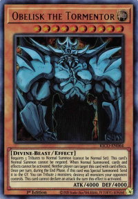 Obelisk the Tormentor (Ultra Pharaoh's Rare) - King's Court (KICO) #KICO-EN064 - Ultra Pharaoh’s Rare YuGiOh Trading Card