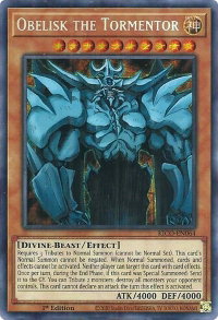 Obelisk the Tormentor (Secret Pharaoh's Rare) - King's Court (KICO) #KICO-EN064 - Secret Pharaoh’s Rare YuGiOh Trading Card