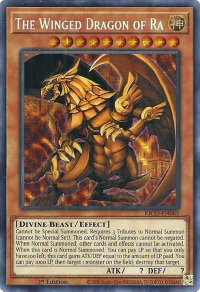The Winged Dragon of Ra (Secret Pharaoh's Rare) - King's Court (KICO) #KICO-EN065 - Secret Pharaoh’s Rare YuGiOh Trading Card