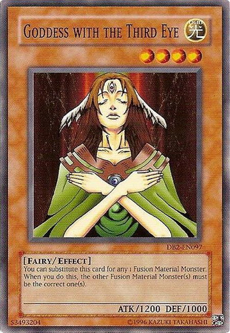 Goddess with the Third Eye - Dark Beginning 2 YuGiOh trading card