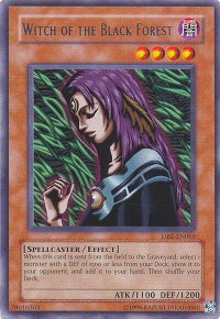 Witch of the Black Forest - Dark Beginning 2 (DB2) #DB2-EN066 - Rare YuGiOh Trading Card