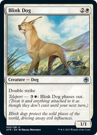 Blink Dog - Adventures in the Forgotten Realms (AFR) #3 - Uncommon Magic: The Gathering Trading Card