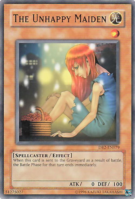 The Unhappy Maiden trading card from Dark Beginning 2 The Unhappy Maiden - Dark Beginning 2 YuGiOh trading card